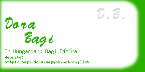 dora bagi business card